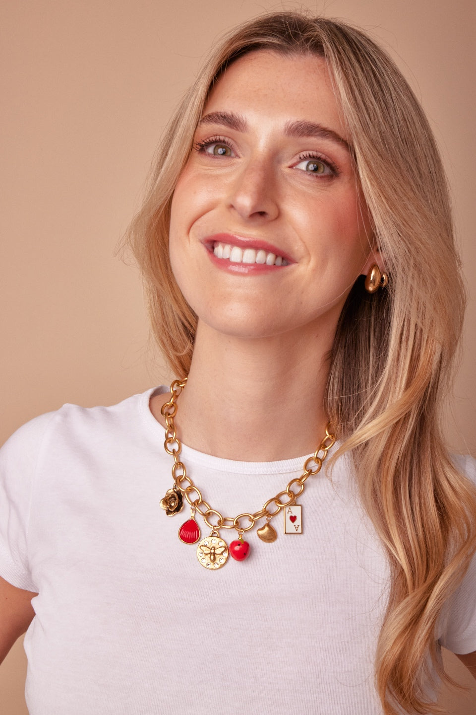 Strawberry Charm Necklace